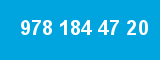 978 184 47 20